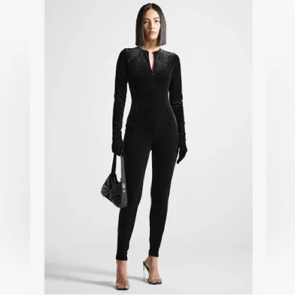 Manière De Voir Velour Jumpsuit - Picture 1 of 2